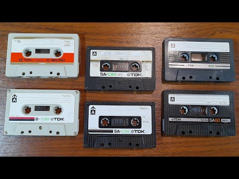 TDK cassettes 1970-83 vintage