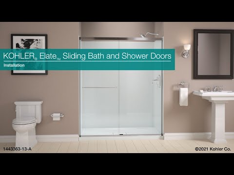 Installation - Elate Sliding Bath and Shower Doors