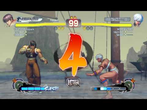 Ultra Street Fighter IV battle: Guy (UltimateBiospark) vs Elena (WR_DAVI_WR)