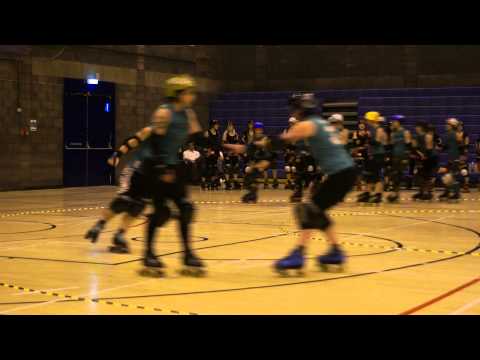Auld Reekie Roller Girls Twisted Thistles v Tiger Bay Brawlers 4th August 2012 Skateout