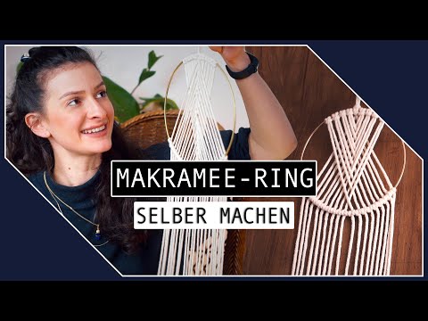 Einfacher Makramee Ring für Anfänger | Anleitung | DIY Boho-Style