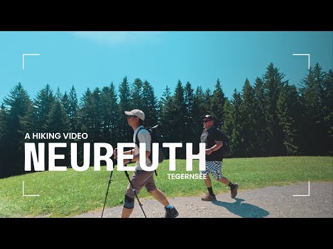 Hiking to Neureuth from Tegernsee Station in Hot Summer Day