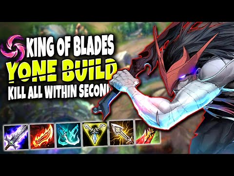King of Blades Yone Max Attack Speed build 🔥 DELETE all within SECONDS 🔥 LoL Yone Season 10 Gameplay