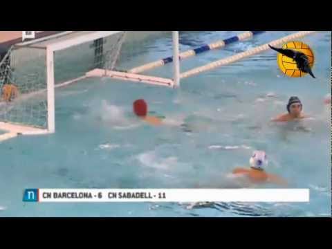 WP Navarra 14 Helios 5 , Barcelona 6 Sabadell 11 Spanish League 2013 water polo