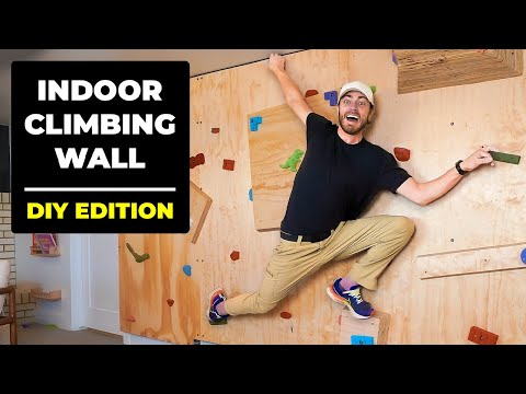 How to Build an Indoor Rock Climbing Wall at Home
