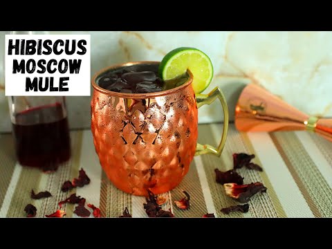 Hibiscus Moscow Mule Cocktail Recipe