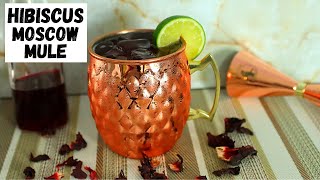 Hibiscus Moscow Mule Cocktail Recipe