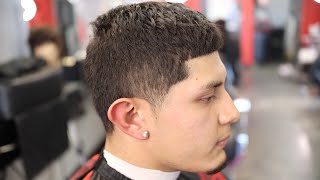 Mid Taper Fade Barber Tutorial! 1.5 guard on sides
