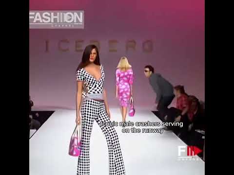 #cat iconiccc | male runway crashers at the #iceberg fashion show. #Runway #fash