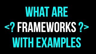 What is a Framework? Using Express.js and Node Tutorial | Frameworks for Beginners