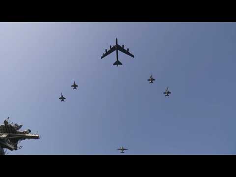 Abraham Lincoln Participates in Joint Exercise with U.S. Air Force (2019) 🇺🇸