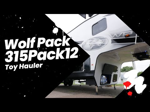 Thumbnail for Tour the 2023 Wolf Pack 315PACK12 Toy Hauler Video