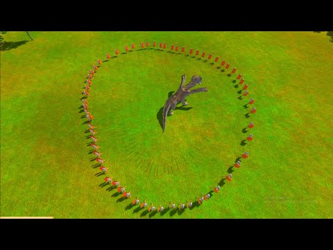 Romans VS Hydra (Animal Revolt Battle Simulator)