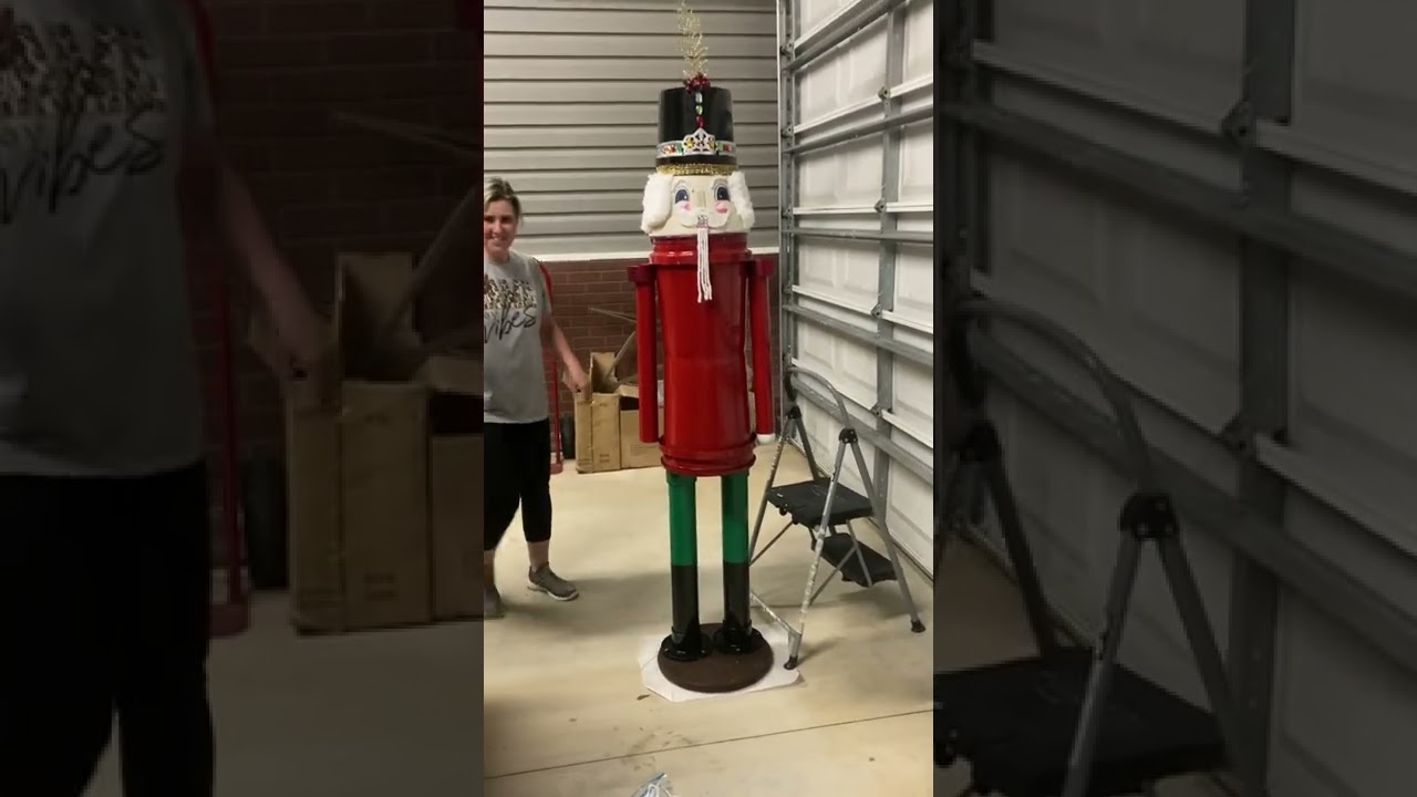 My favorite DIY Ever;Giant Christmas nutcracker;Weekend project