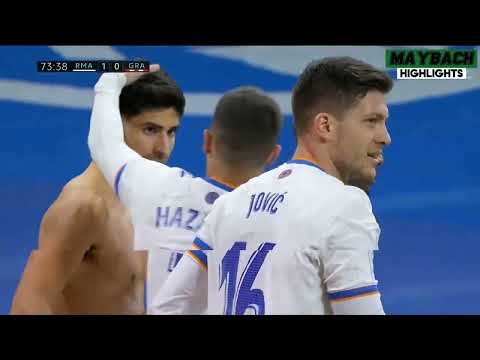 LaLiga 2021-22 - Real Madrid - Granada 1:0 Goals/Goles