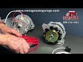 How to connect 2 wire Delco 10si and CS130 alternators using charge connector plugs