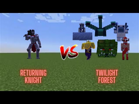 Returning Knight (Soulslike Weaponry) Vs. Twilight Forest
