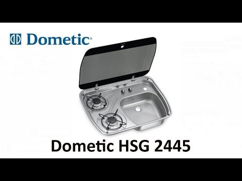 Dometic HSG 2445 2 Burner Hob & Sink Combination Campervan Caravan Motorhome Marine