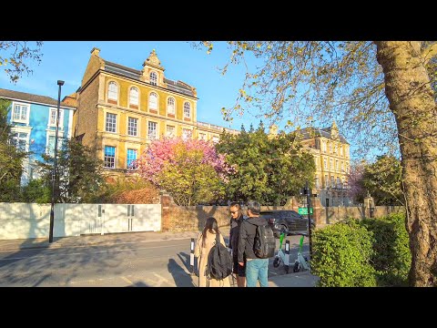 North London - Hampstead to Highgate, Leafy Residential Neighbourhood Spring Walk