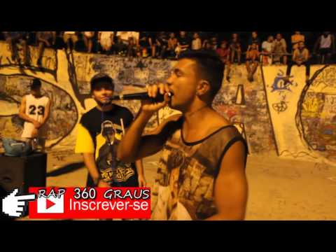 RAP 360 GRAUS - Mc Guerra vs Mc Xamã BATALHA DO CONHECIMENTO