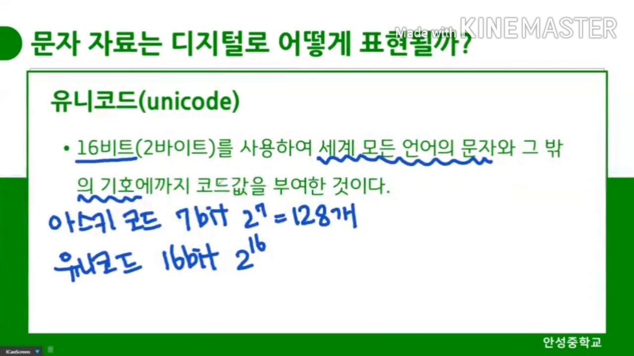 아스키코드와 유니코드