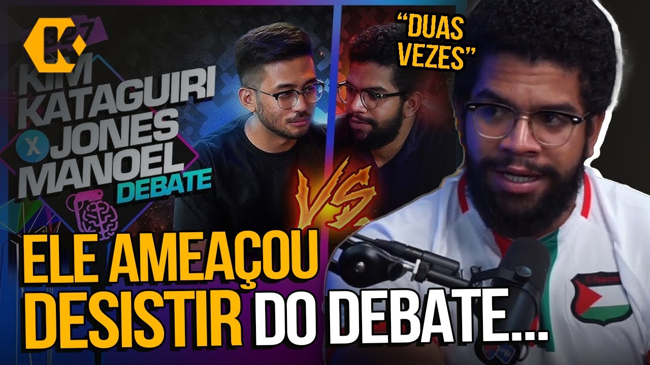 KIM KATAGUIRI NÃO QUERIA DEBATER COM JONES MANOEL?