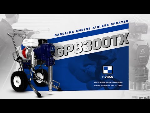 Gas Sprayer HVBAN GP8300TX Product Video | Gas Airless Sprayer