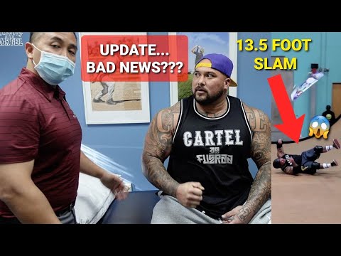 INJURY UPDATE FROM (VIRAL) 13.5 FOOT "SLAM" ON TONY HAWK'S VERT RAMP!