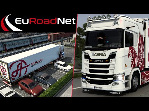 ETS2 EuRoadNet ★ SCANIA mit MirrorCam vom Harz nach Berlin [2344] EURO TRUCK SIMULATOR 2