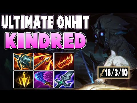 The Ultimate Onhit Kindred Deletes Everyone?! (Lethal Tempo Rageblade Kindred) - League Of Legends