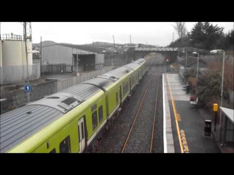 IE Commuter Class 29000 DMU arriving and departing arklow