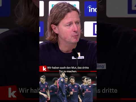 Henriksen zollt Frankfurt Respekt nach Mainzer 3:1-Sieg in Unterzahl #shorts