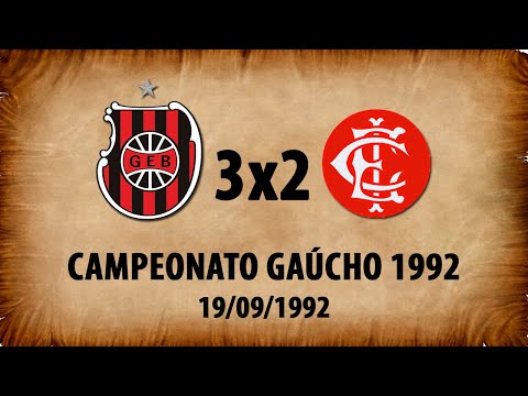 G.E.Brasil 3x2 Internacional-SM - Campeonato Gaúcho 1992