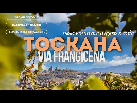 VIA FRANCIGENA - путь к себе  или ПЕШКОМ ПО ТОСКАНЕ 100 км: паломничество по древней дороге 