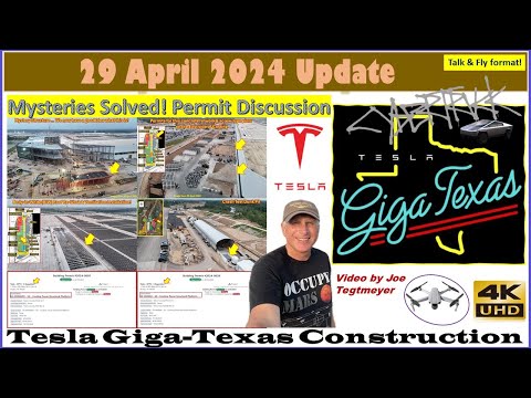 Permit Discussion! Foggy , but Major Progress on S Extension! 29 Apr 2024 Giga Texas Update(08:25AM)