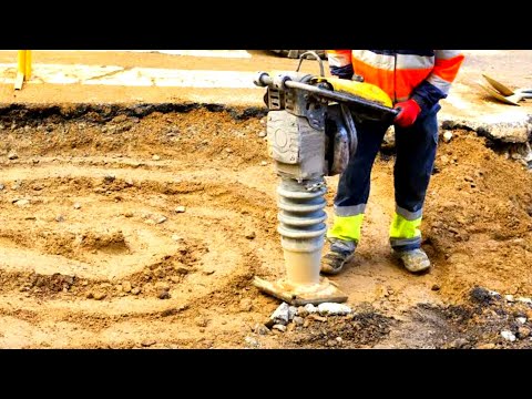 Plate Compactor - COSIN HCR75 Gasoline Vibratory Tamping Rammer Soil Compactor How to Use?