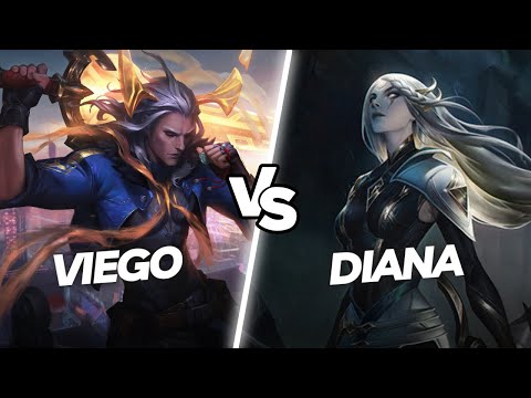 OTP Viego Jungle vs Diana Feat Ahri ADC - NA Diamond - Road to Master (League of Legends)