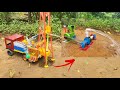 DIY Tractor Borewell Drilling Machine Diesel Engine Water Pump Science Project
