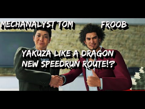 Yakuza Like a Dragon Speedrun - New route!! (By MechanalystTom)