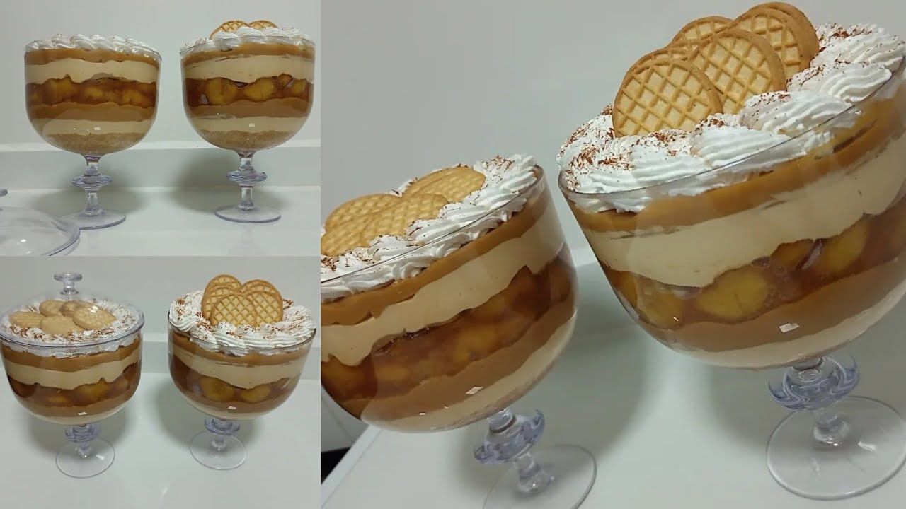 BANOFFE NA TAÇA 🍌 CAMPEÃ DE VENDAS! Sobremesa fácil, rápida, prática e com um sabor sem igual 😋