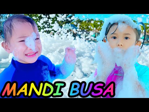 ALETHA ABEW MANDI BUSA DI KOLAM RENANG | BALI FLAMINGO BEACH CLUB PANTAI SABAH