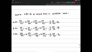 Lecture 13, Part 2 - Velocity Potential, Source Flow Example, Momentum Eqn in Cylindrical Coordinate
