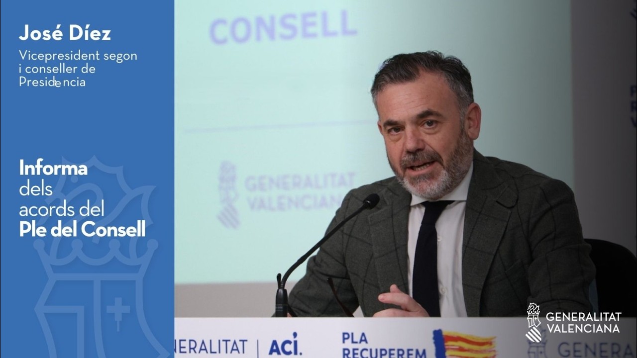 Directo: rueda de prensa tras el pleno del Consell