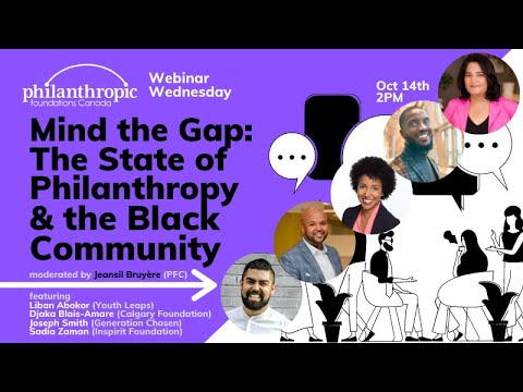 Mind The Gap: The State of Philanthropy & the Black Community #PFCwebinar #WebinarWednesday