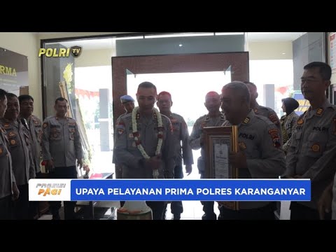 PENGHARGAAN PELAYANAN PRIMA POLRES KARANGANYAR