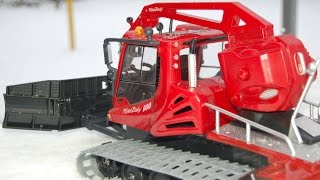 Mit dem DickieToys Pistenbully erstmals im Schnee