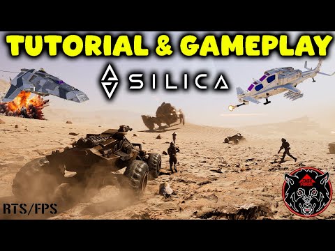SILICA RTS/FPS GAME | Tutorial + Testing New Updates! (Gameplay & Tips)