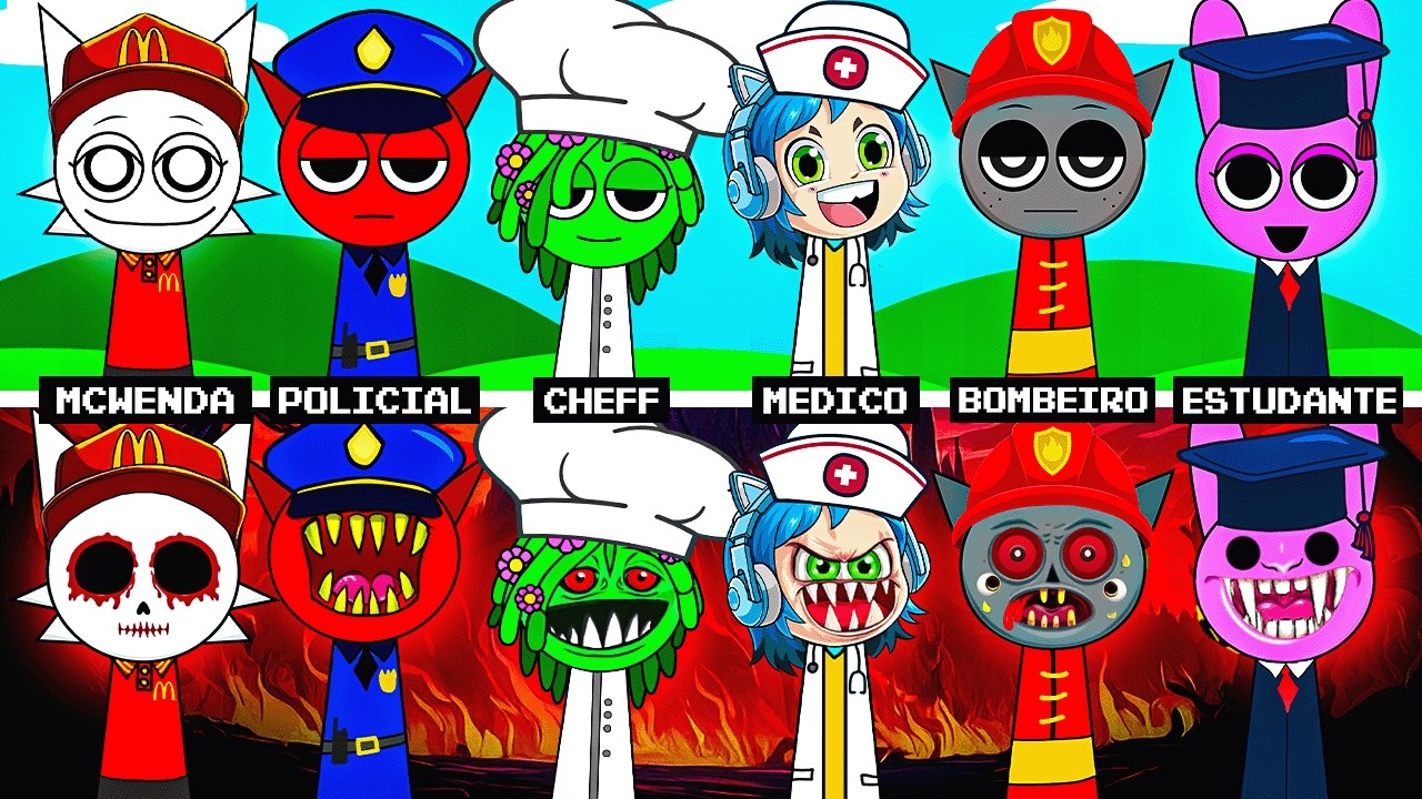 SPRUNKI: MAS ELES TEM EMPREGOS *e morreram* POR CAUSA DISSO 😱 ( Alec GO! )