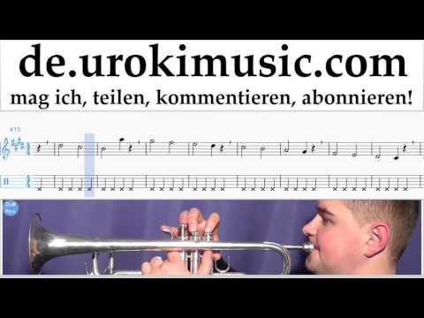 Trompete Lernen The Chainsmokers & Coldplay - Something Just Like This Tabulatur Teil#1 Übungen um