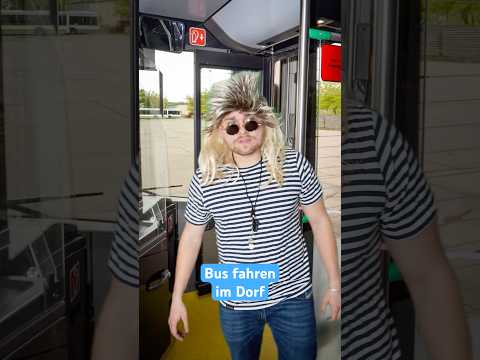 Taking the bus in the city vs. in the village 😂 | Nikolaj